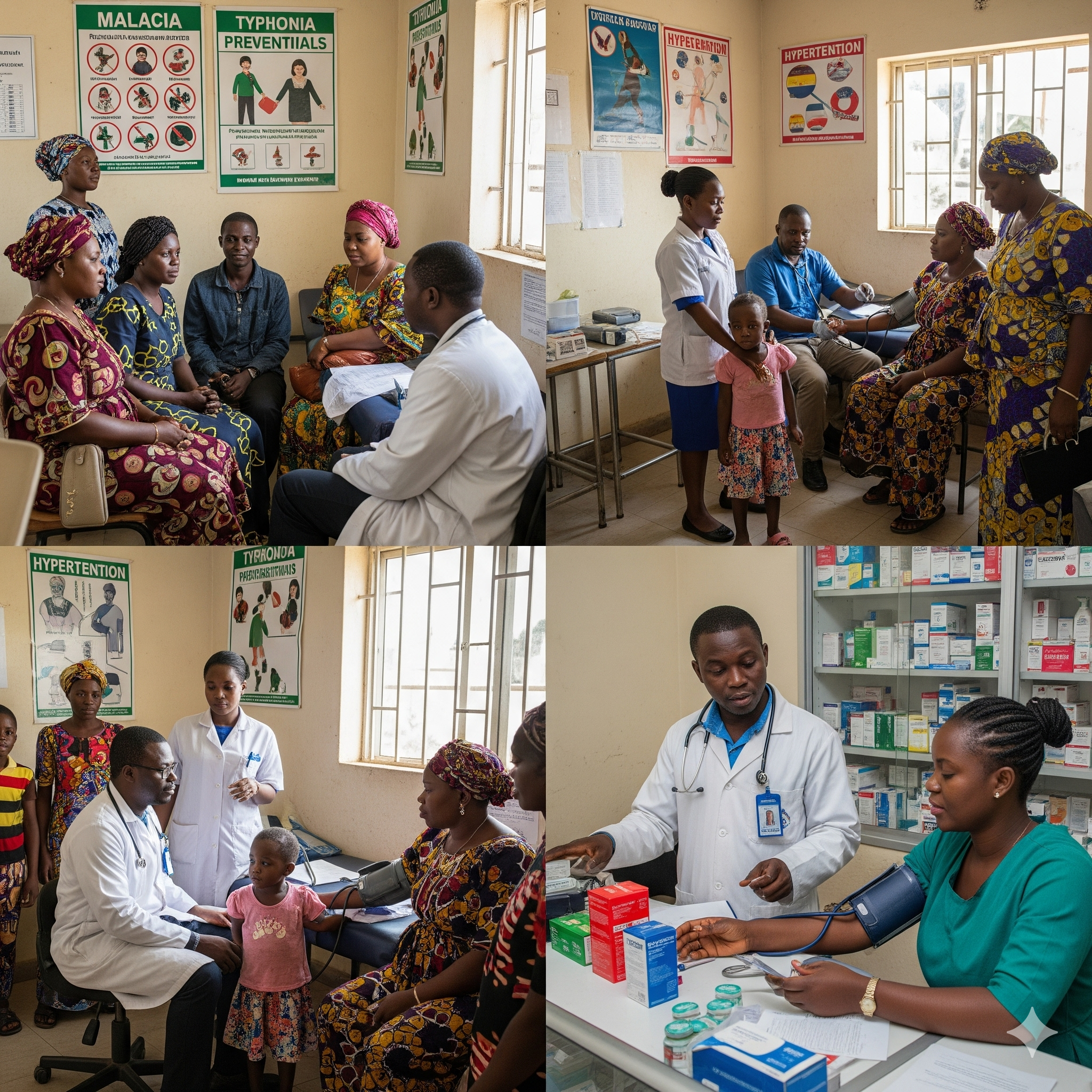 Title: Common Health Problems in Nigeria: Malaria, Typhoid & Hypertension.